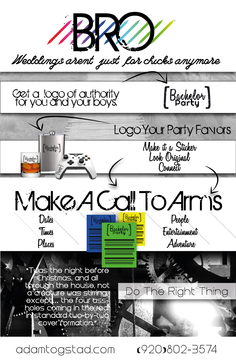Bachelor Party Bro Flyer